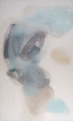 Malerei auf transparenter Folie, 120 x 200 cm