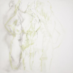 Mischtechnik auf Transparentpapier 35 x 35 cm